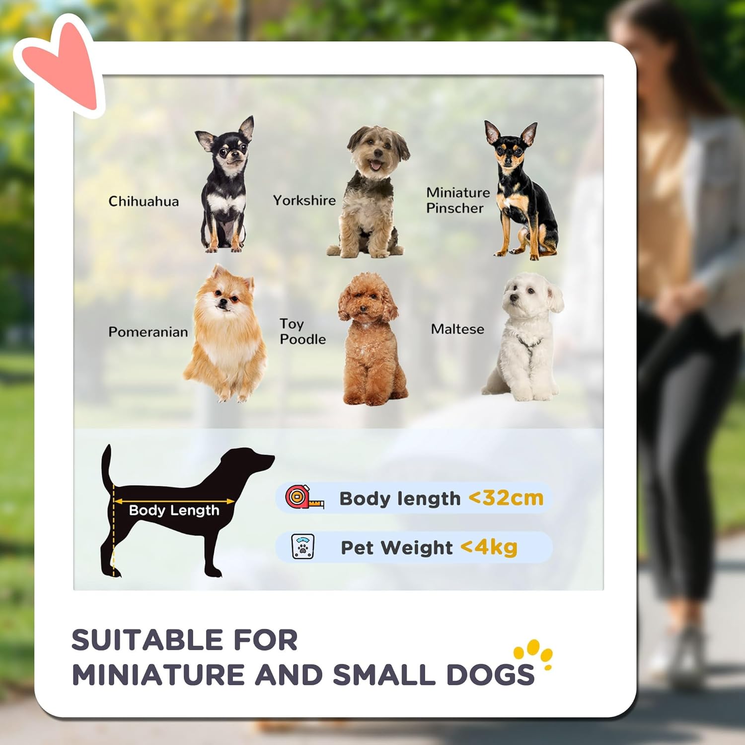PawHut Dog Pram Dog Stroller Foldable Pet Pushchair with 4 Wheels, Safety Leashes, Cup Holder for Dogs,
