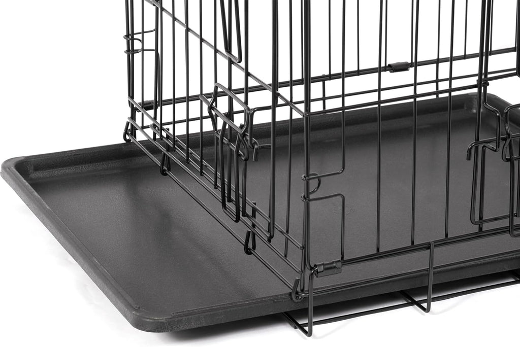Dog Crate Dog Puppy Pet Cage, Dog Crate with Removal Tray,Folding Metal Pet Dog Training Cage Crate for Dogs