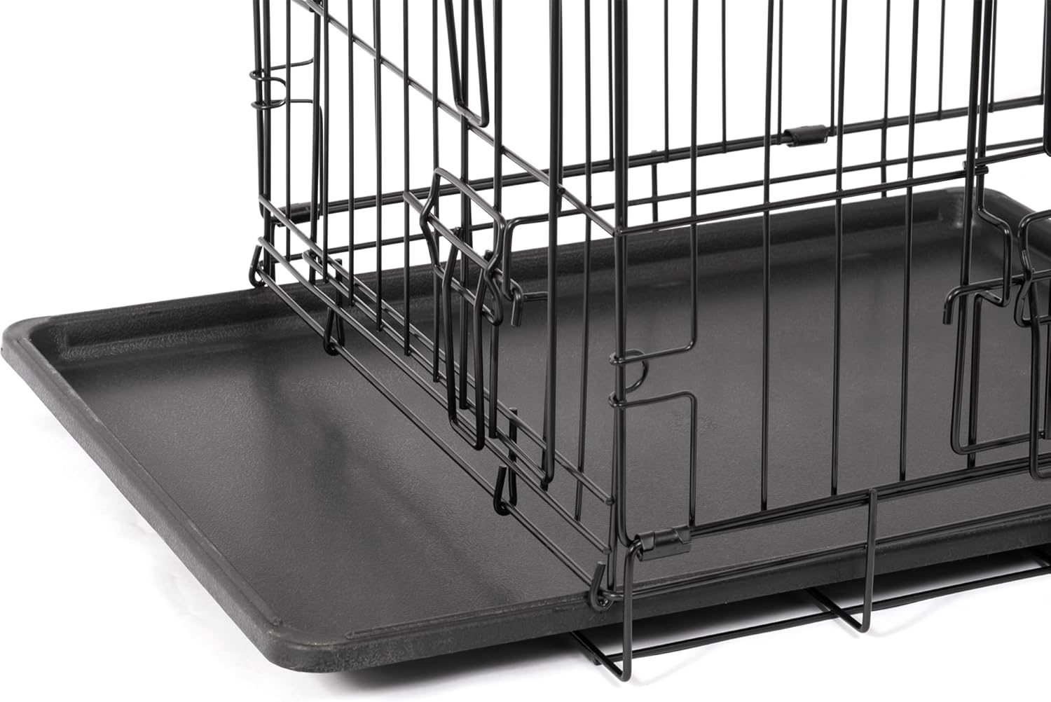 Dog Crate Dog Puppy Pet Cage, Dog Crate with Removal Tray,Folding Metal Pet Dog Training Cage Crate for Dogs