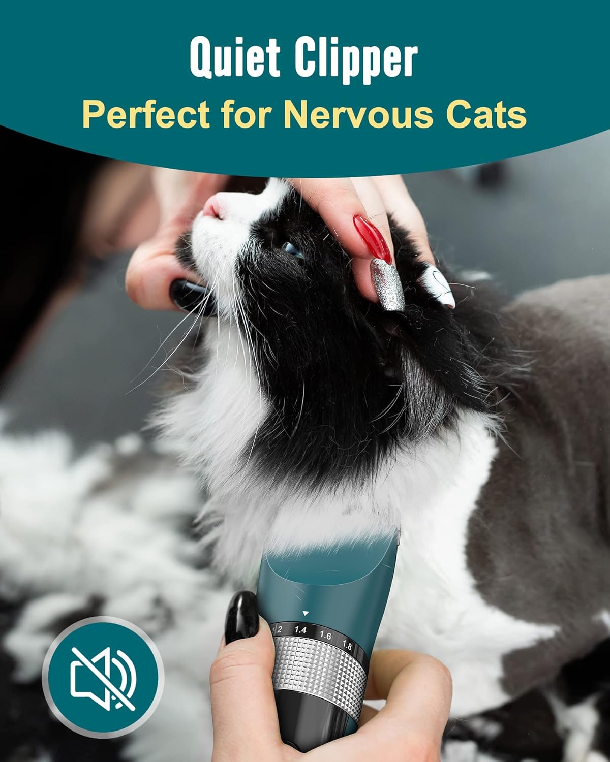 oneisall Cat Clippers for Matted Fur, 5-Speed | ObaPet