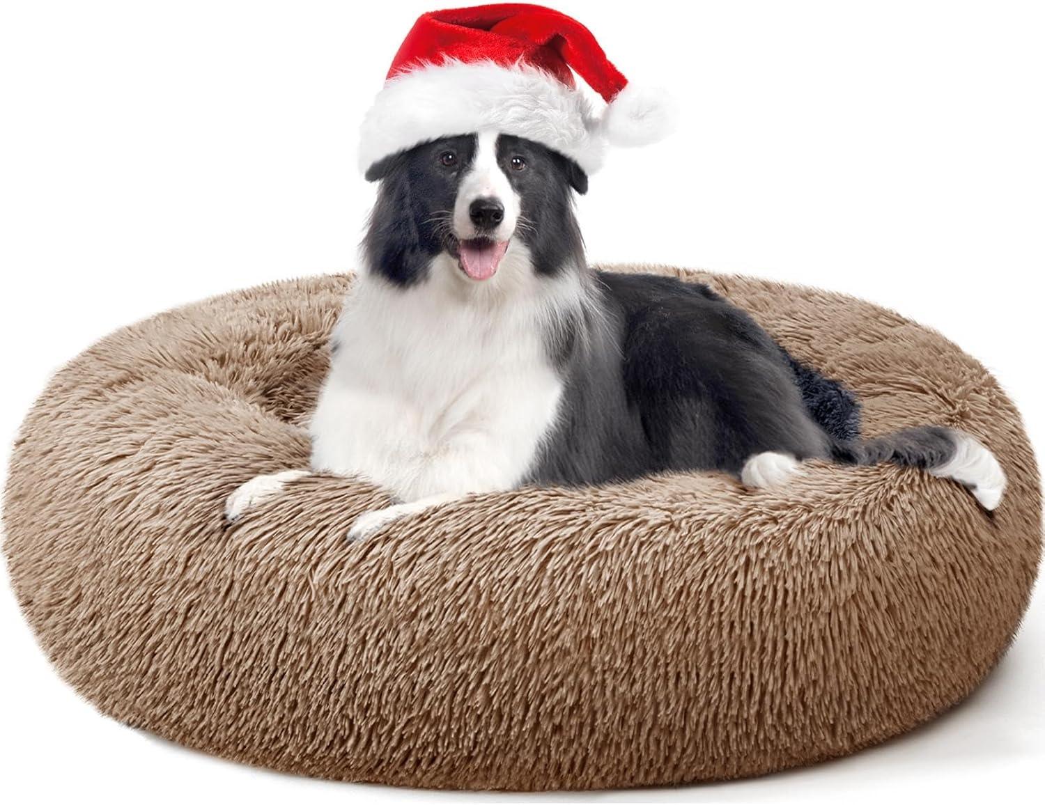YOJOGEE Calming Donut Puppy Bed for Medium Small | ObaPet