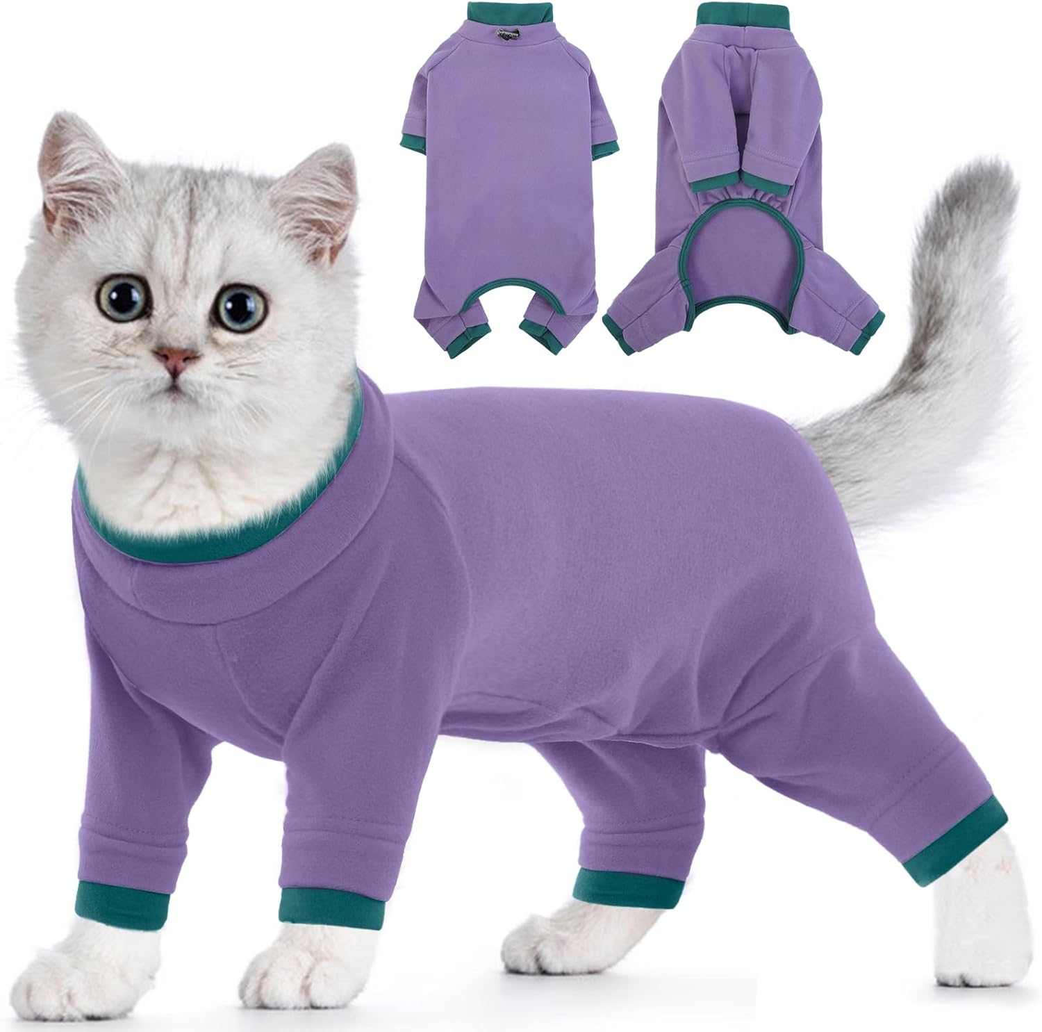 Cat Hair Sticky Onesie, Cat Soft Pajama Cat | ObaPet