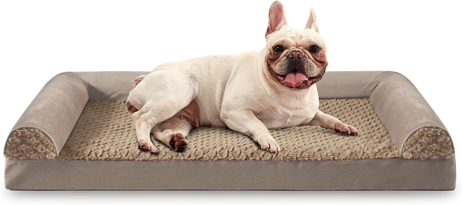 FURTIME Large Dog Bed(89 x 64cm), Orthopedic | ObaPet