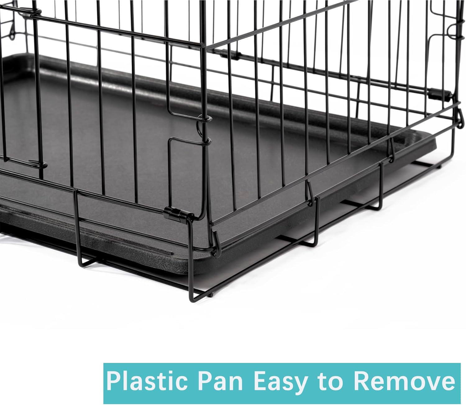 Dog Crate Dog Puppy Pet Cage, Dog Crate with Removal Tray,Folding Metal Pet Dog Training Cage Crate for Dogs