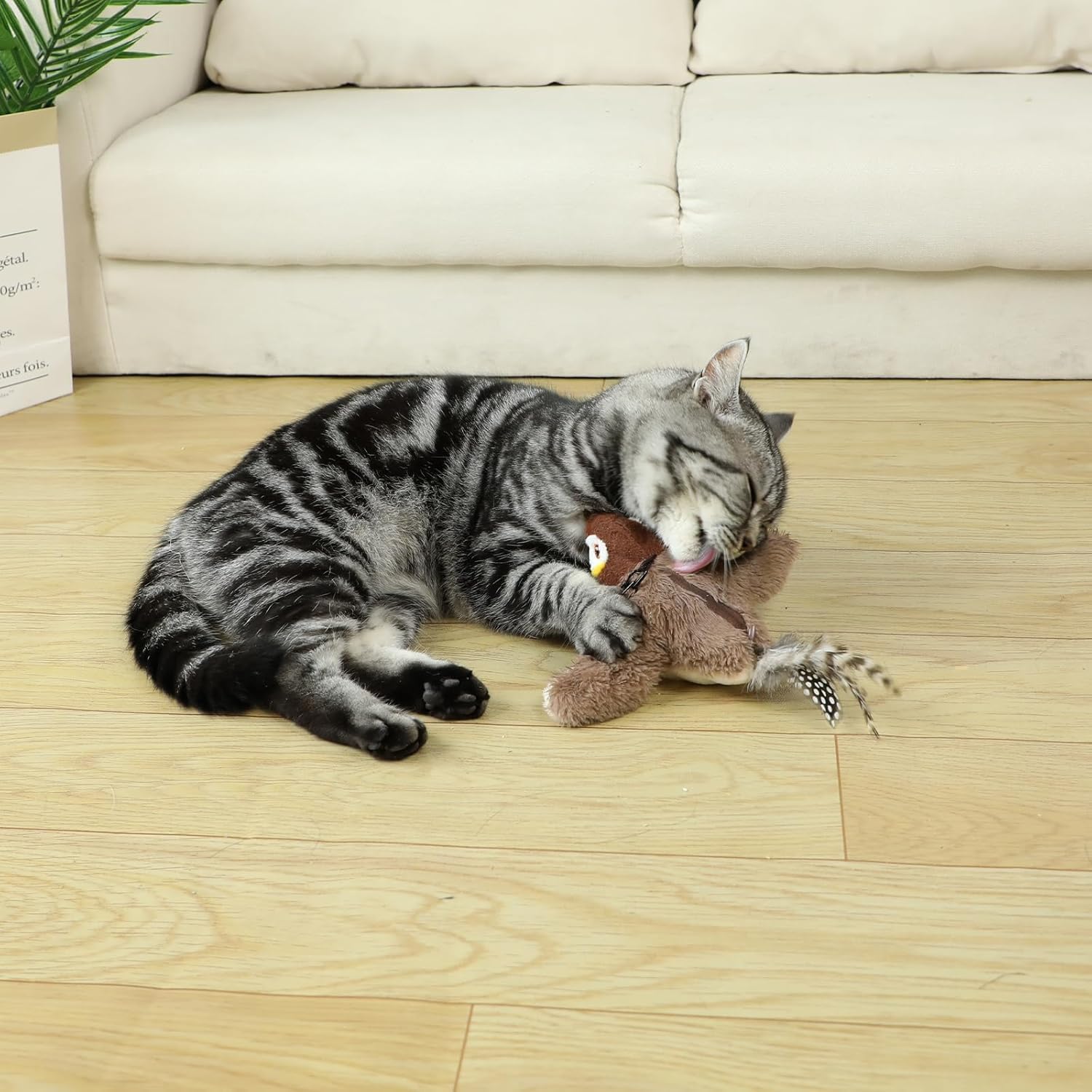 Nepfaivy Cat Toys Flapping Bird | ObaPet