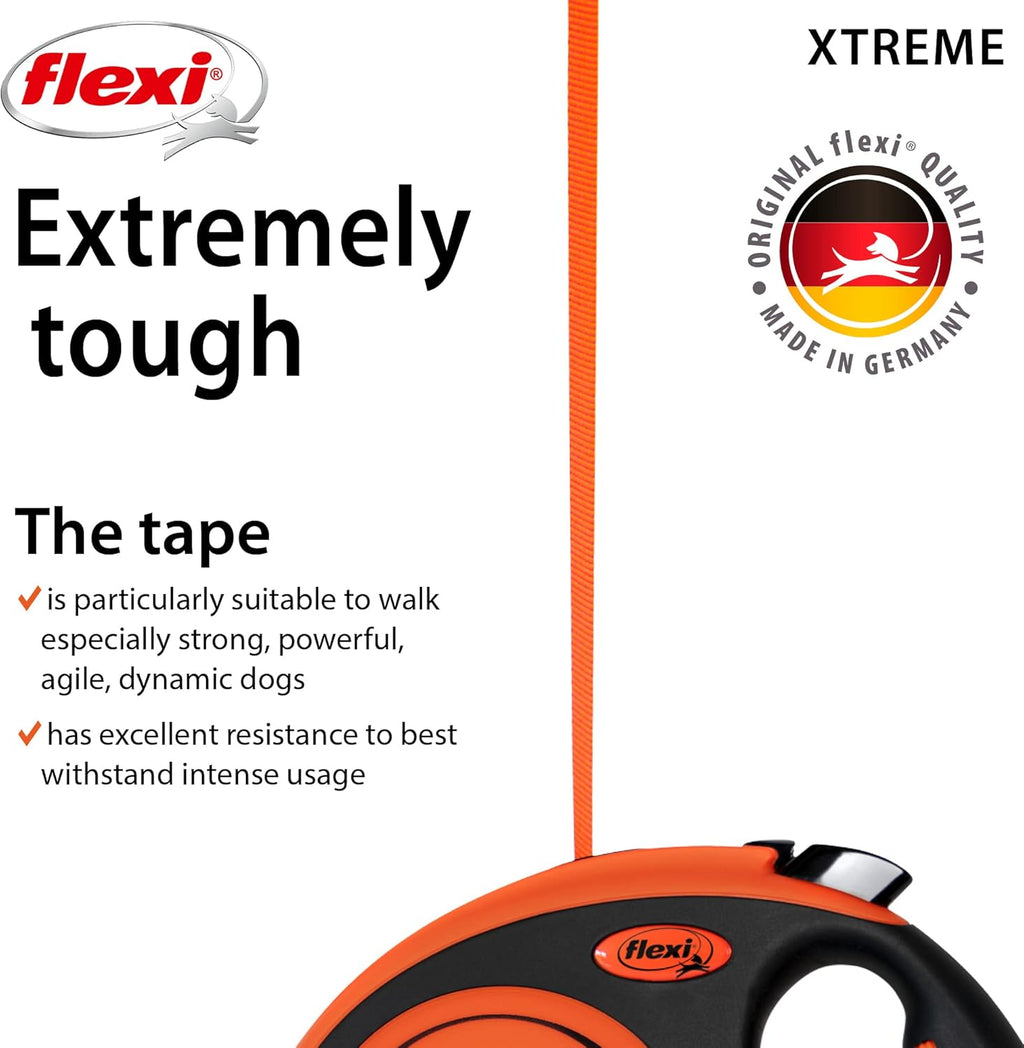 Flexi New Classic Tape Blue Large 8m Retractable | ObaPet