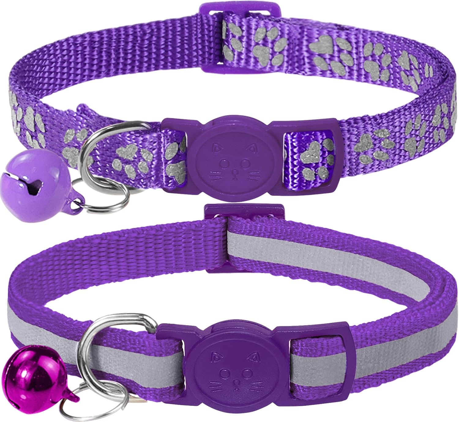 Taglory Reflective Cat Collar with Bell and | ObaPet