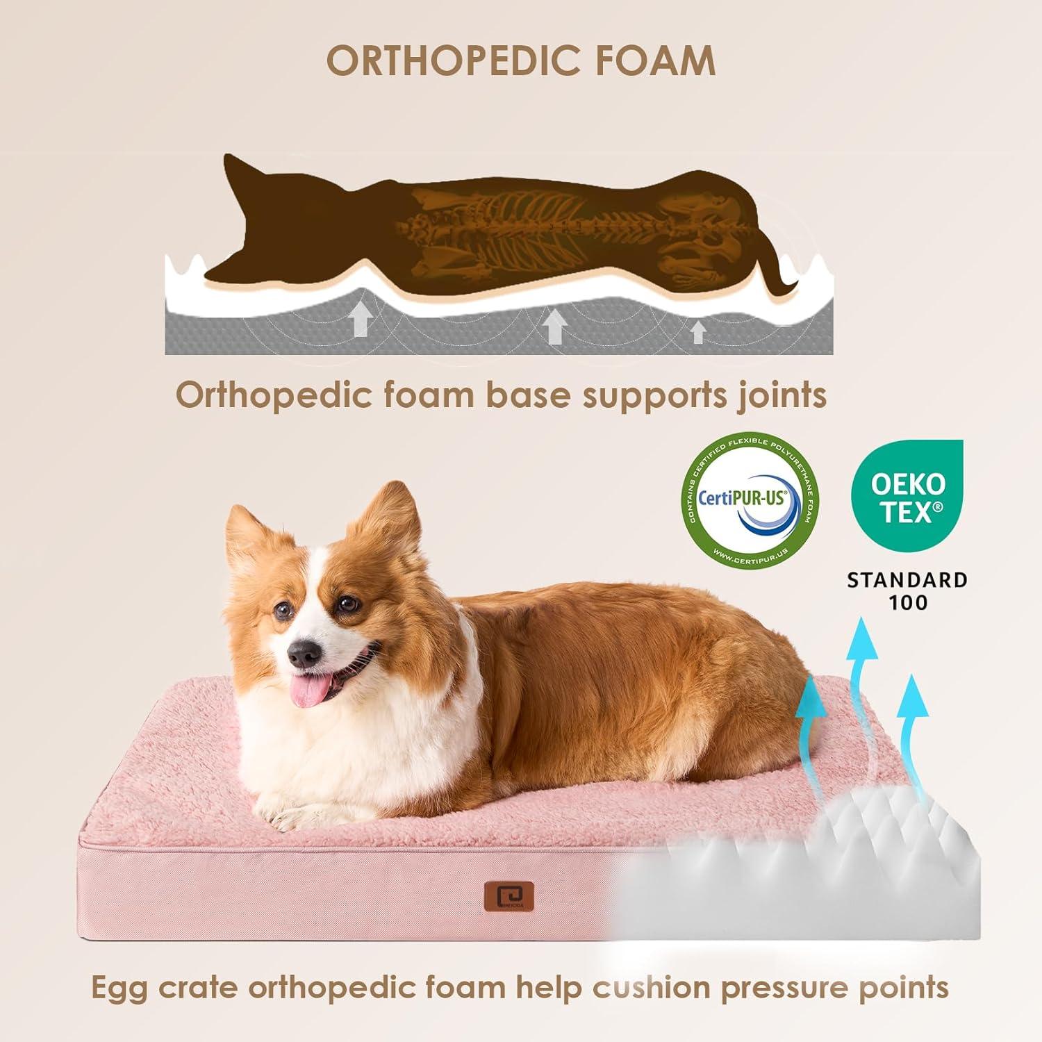 EHEYCIGA Orthopedic Dog Beds Small, Medium, | ObaPet