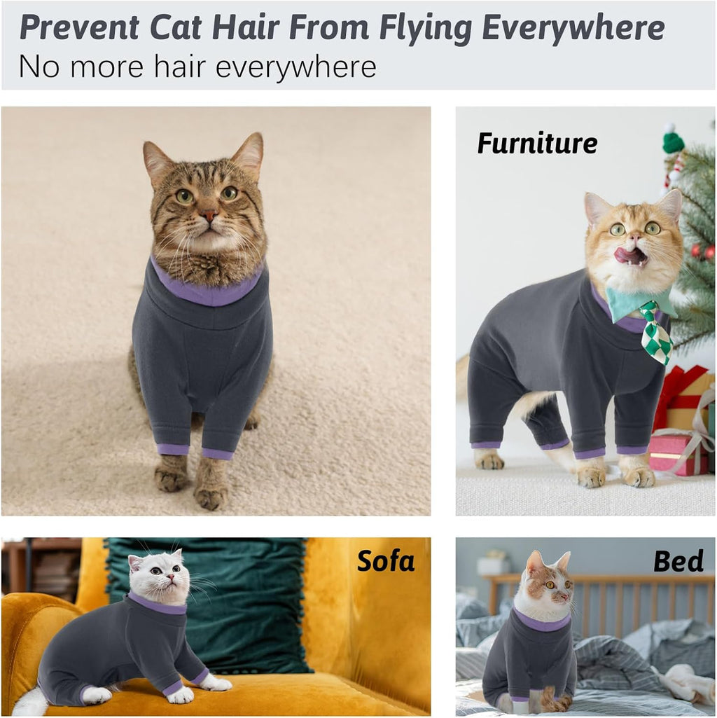 Cat Hair Sticky Onesie, Cat Soft Pajama Cat | ObaPet