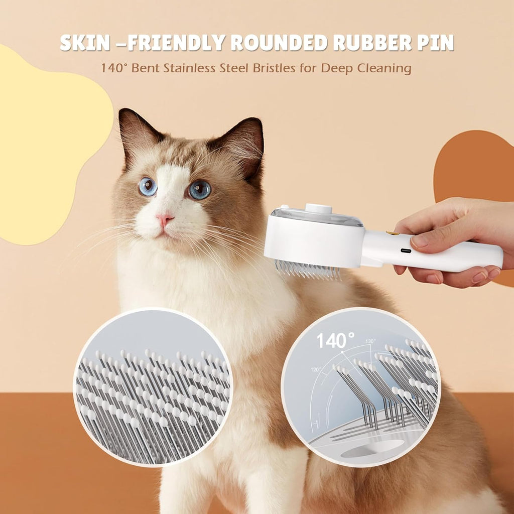 Spritz Defur Comb For Cats 2024 Cat Steam Brush | ObaPet