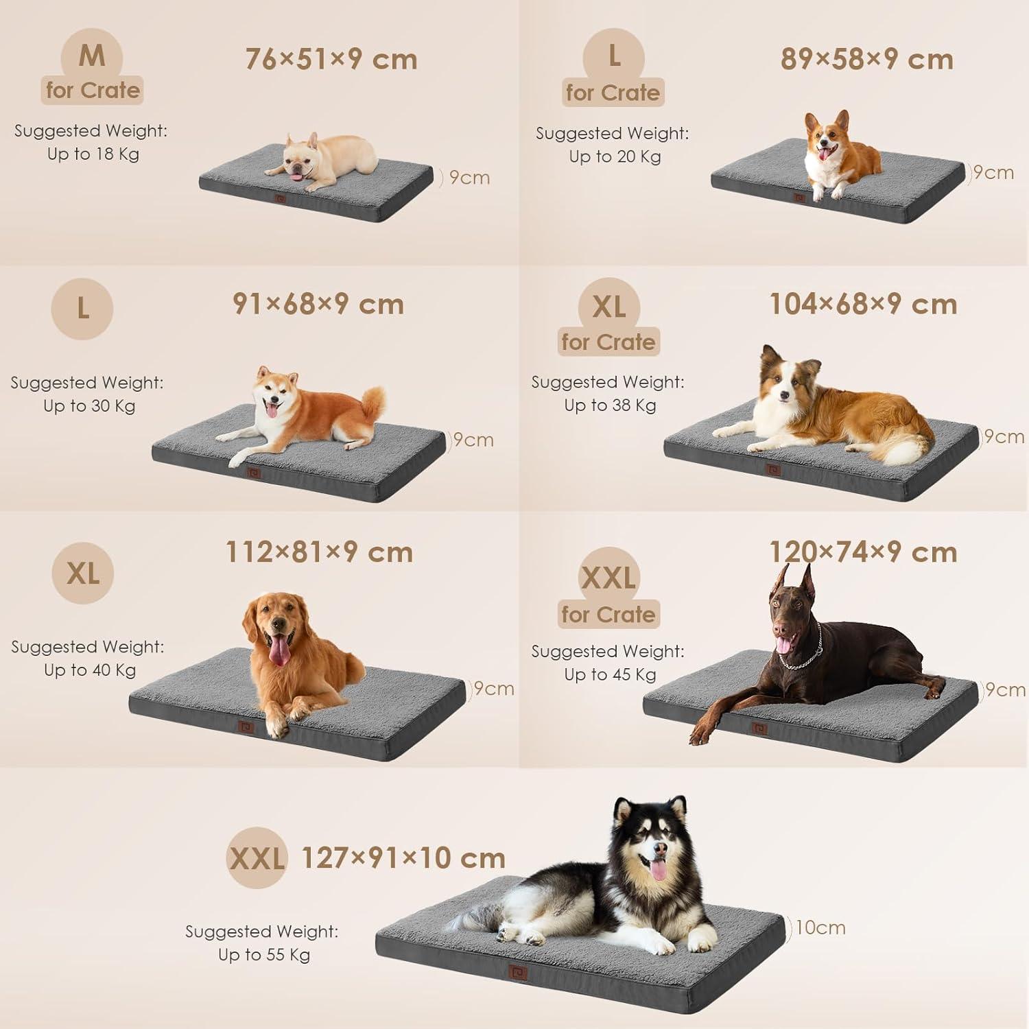 EHEYCIGA Orthopedic Dog Beds Small, Medium, | ObaPet
