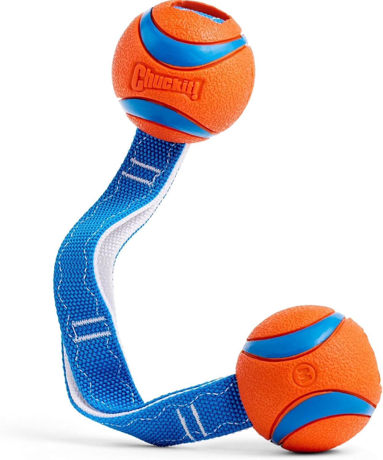 Chuckit! Ultra Tug Dog Toy With Rubber Ball Tug Of War Interactive Fetch Toy for Dogs, Medium