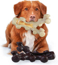 GASAPET Dog Chew Toys for Aggressive Chewers,2 Indestructible Dog Toys for Medium and Large Breed,Real Bacon Flavored Best Dog Toys to Keep Them Busy, Dog Bones for Teeth Cleaning and Training