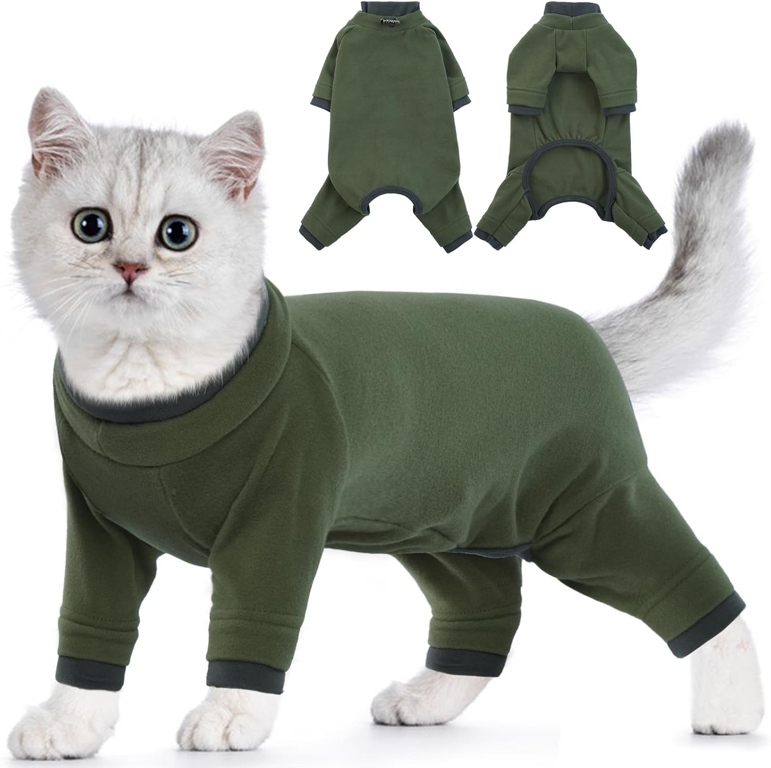 Cat Hair Sticky Onesie, Cat Soft Pajama Cat | ObaPet
