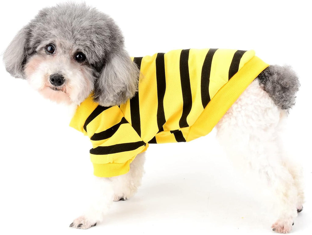 Zunea Dog Shirts for Small Dogs Summer Basic T-Shirt Striped Puppy Clothes Sequins Love Heart Sweatshirt Soft Cotton Short Sleeve Tee Shirt Pet Girl Boy Clothing Pullover Chihuahua Apparel Gray S
