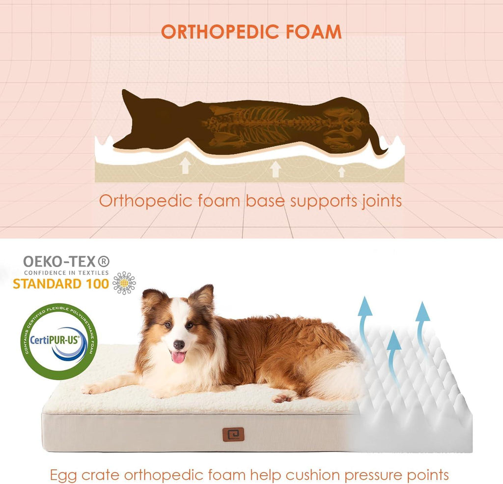 EHEYCIGA Orthopedic Dog Beds Small, Medium, | ObaPet