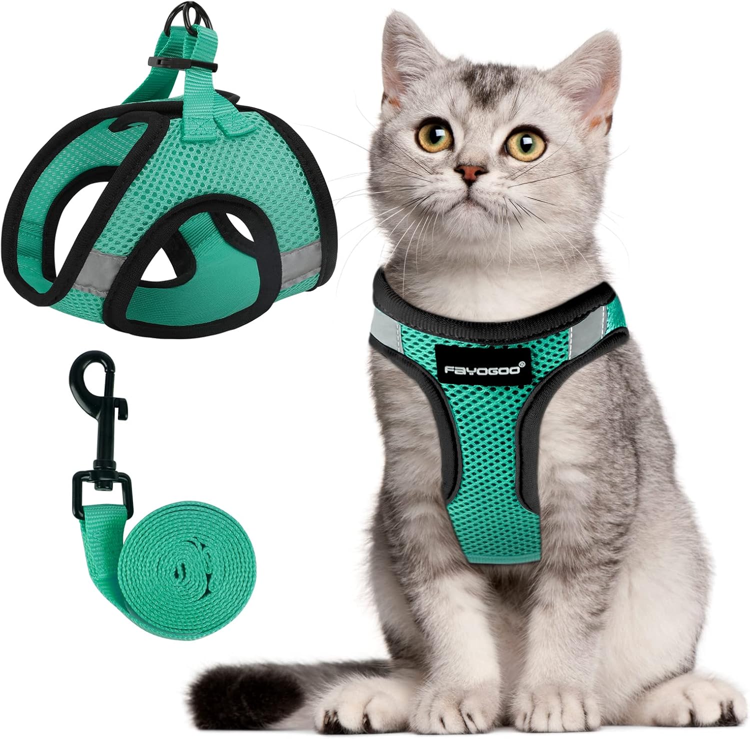 FAYOGOO Cat Harness and Lead Set, Cat Harness | ObaPet