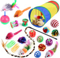 20 Pcs Cat Toys for Indoor Kitten, Collapsible | ObaPet
