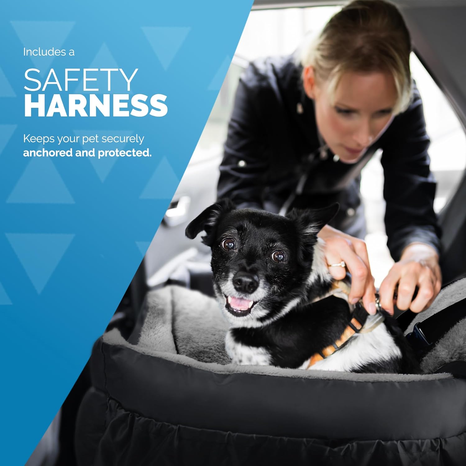 Furdreams Dog Car Seat Plush & Cosy Pet Car | ObaPet