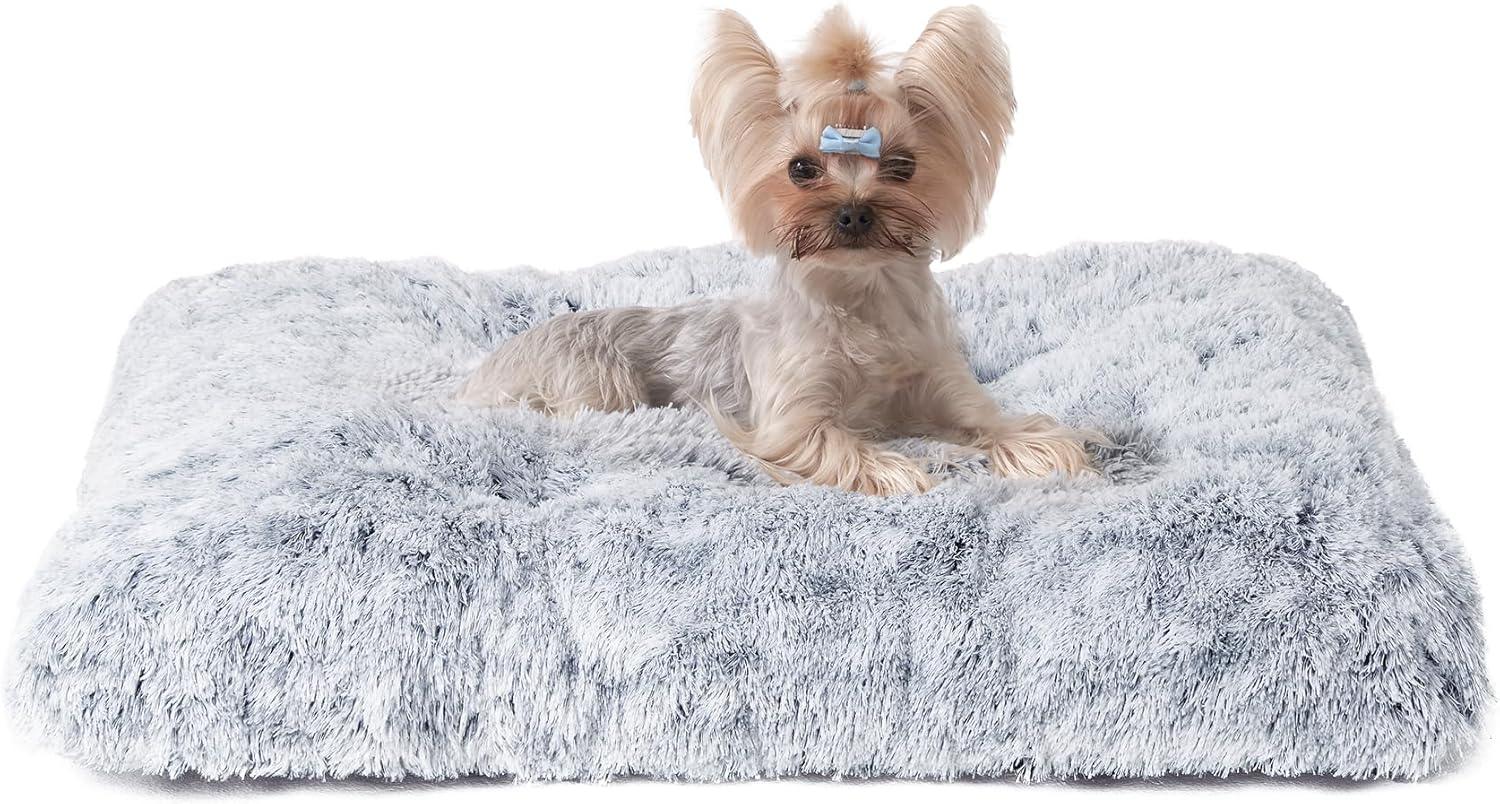 EHEYCIGA Calming Dog Bed Medium, Fluffy Anti | ObaPet