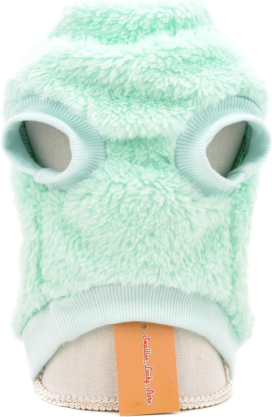 SMALLLEE_LUCKY_STORE Pet Sherpa Fleece Jumper Vest Sweaters Turtleneck Pullover with D-ring Soft Sweatshirt for Small Dogs Cat Puppy Boy Girl Yorkie Chihuahua Warm Fall Winter Clothes,Pink,S