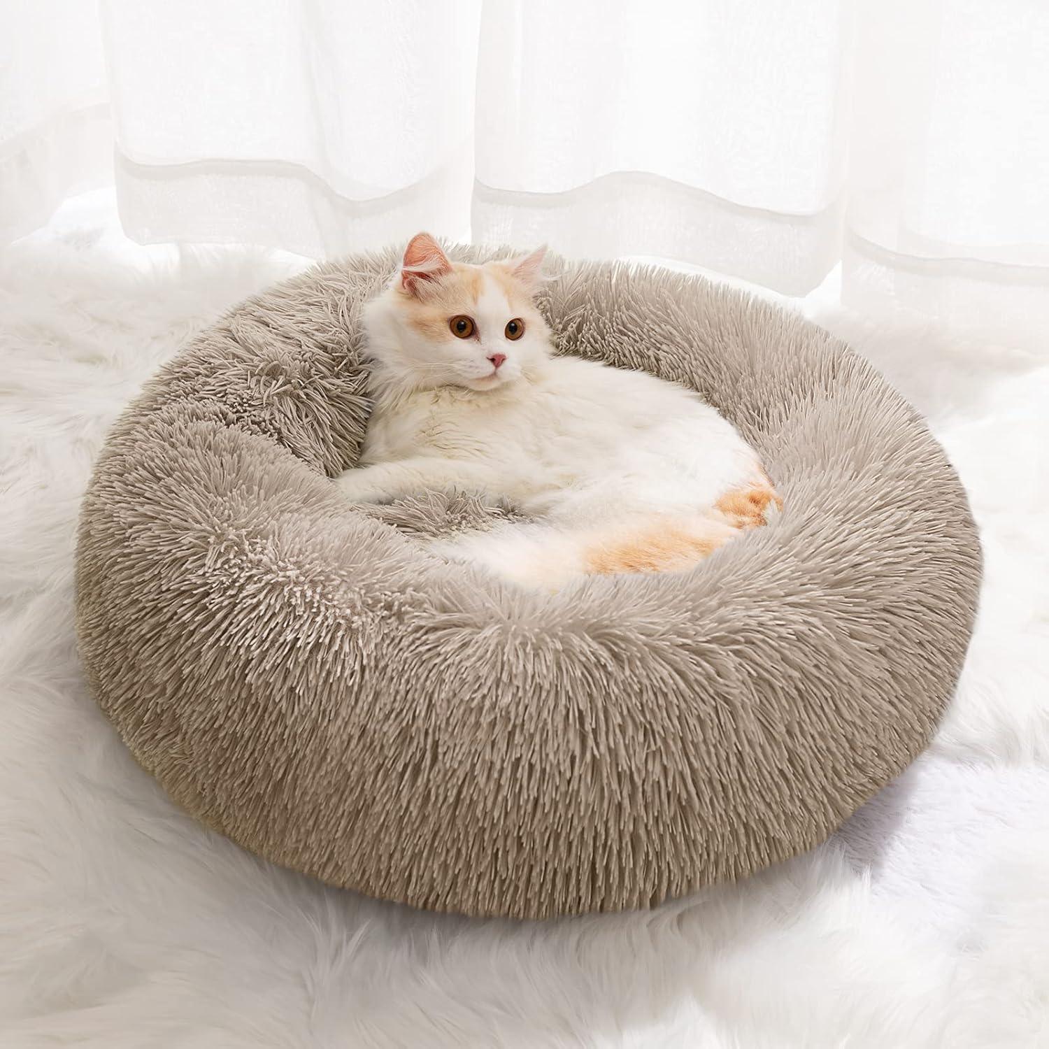 YOJOGEE Calming Donut Puppy Bed for Medium Small | ObaPet