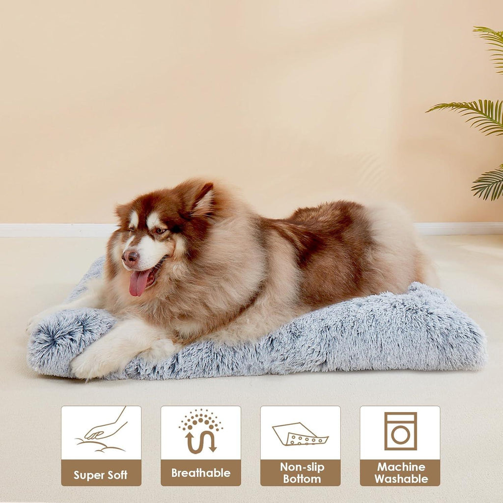 EHEYCIGA Calming Dog Bed Medium, Fluffy Anti | ObaPet