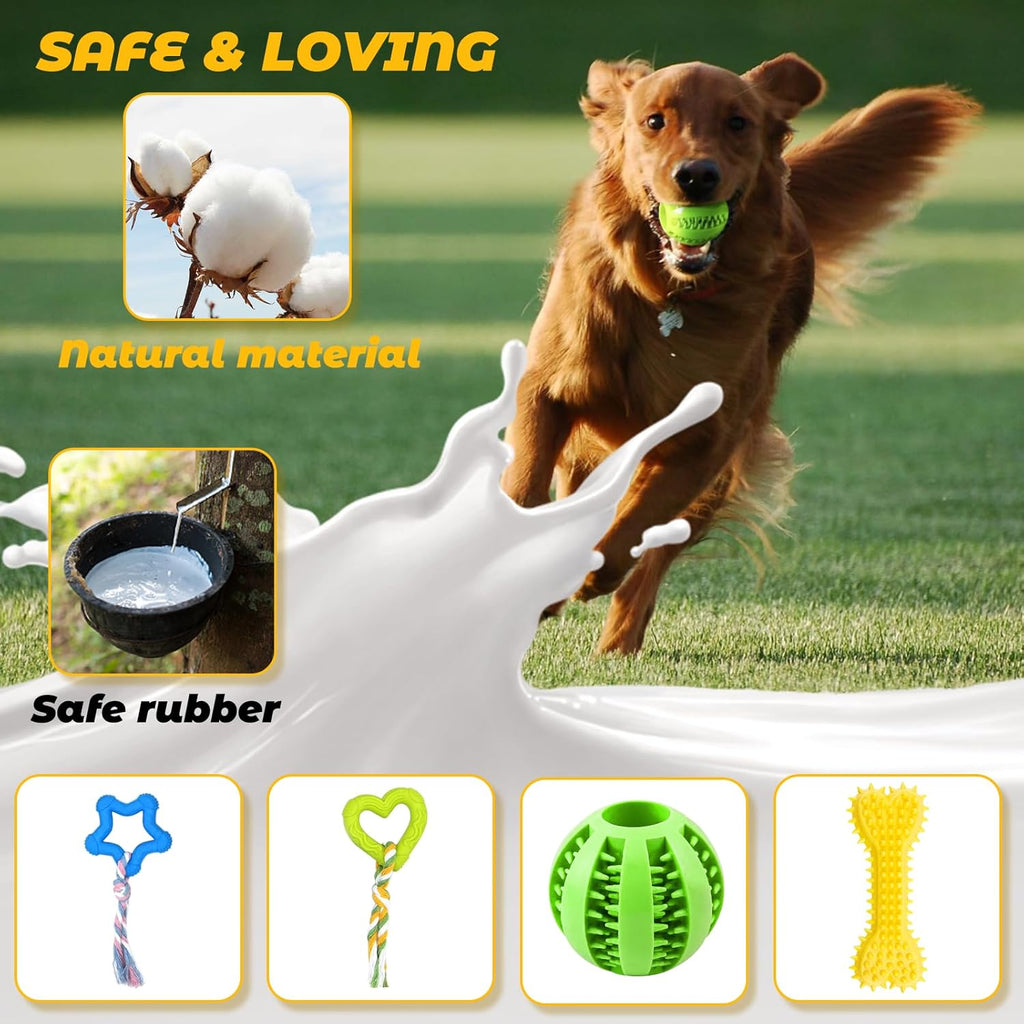 Leipple 20 Pack Luxury Dog Chew Toys for Puppy, | ObaPet