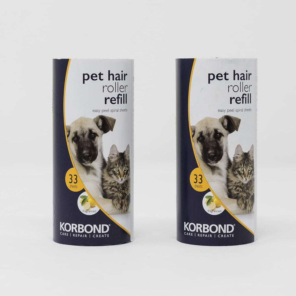 Korbond Pet Lint Roller Refills - 396 Sheets, | ObaPet