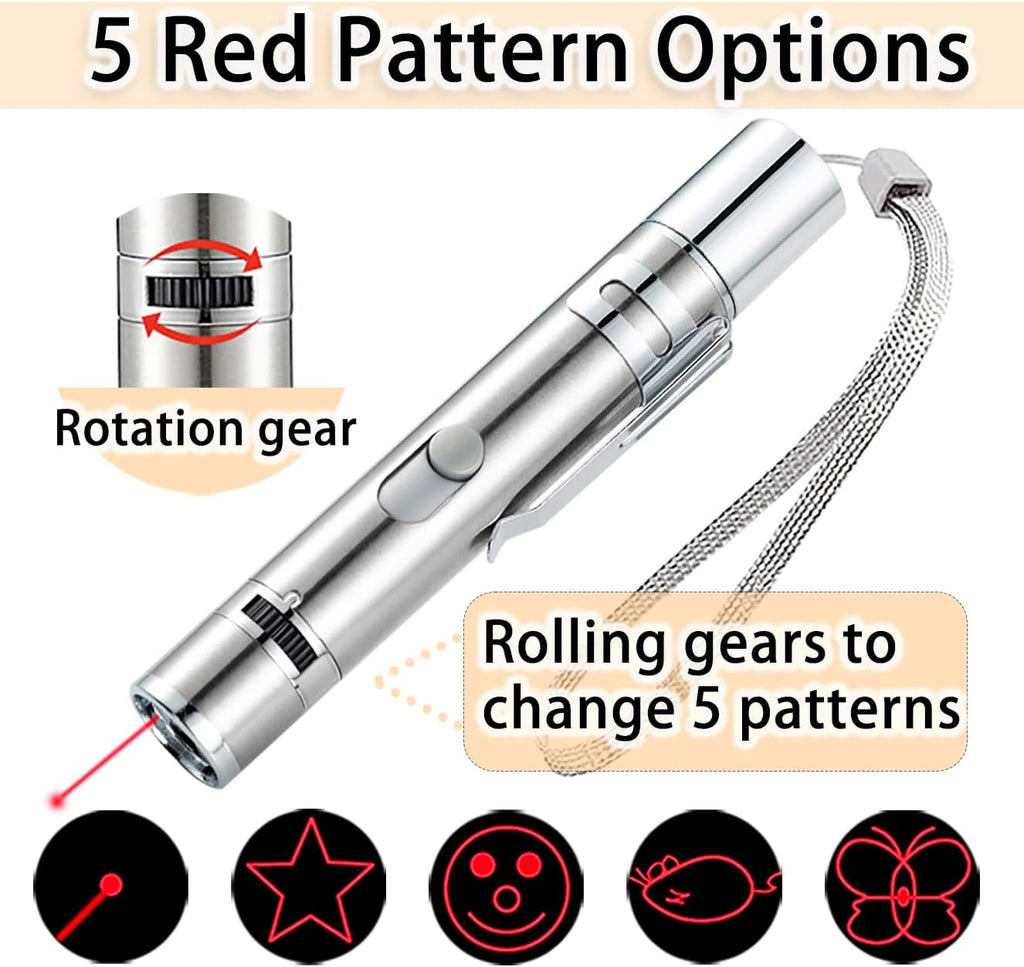 Cakkone Cat Toys, 7 in 1 Function Red Pointer | ObaPet