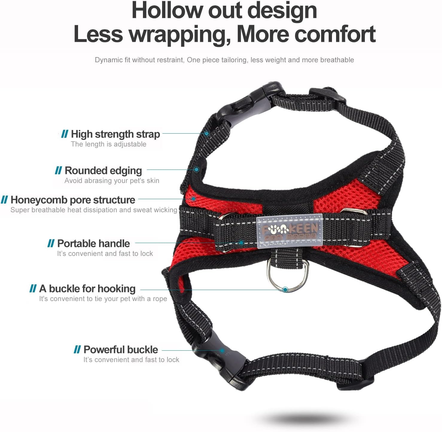 Dog Harness Mesh Breathable Comfortable Pet Vest | ObaPet