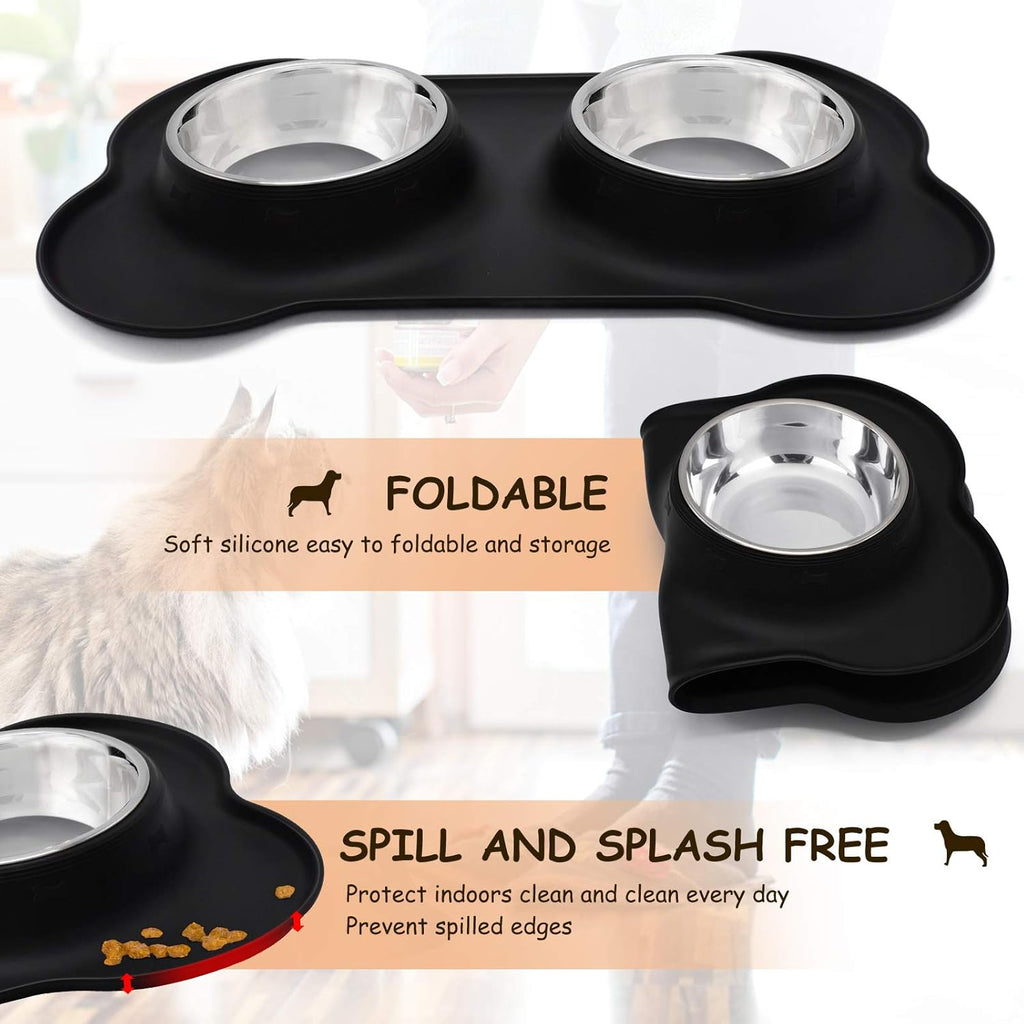 Dog Bowls, Puppy Bowl YOKA Double Stainless | ObaPet