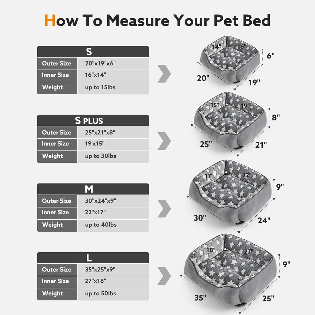 MIXJOY Dog Bed Washable, Super Soft Cosy Dog | ObaPet