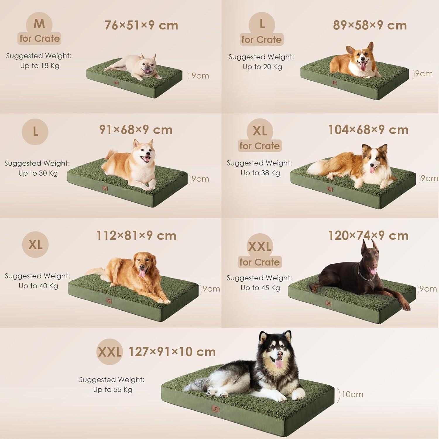 EHEYCIGA Orthopedic Dog Beds Small, Medium, | ObaPet