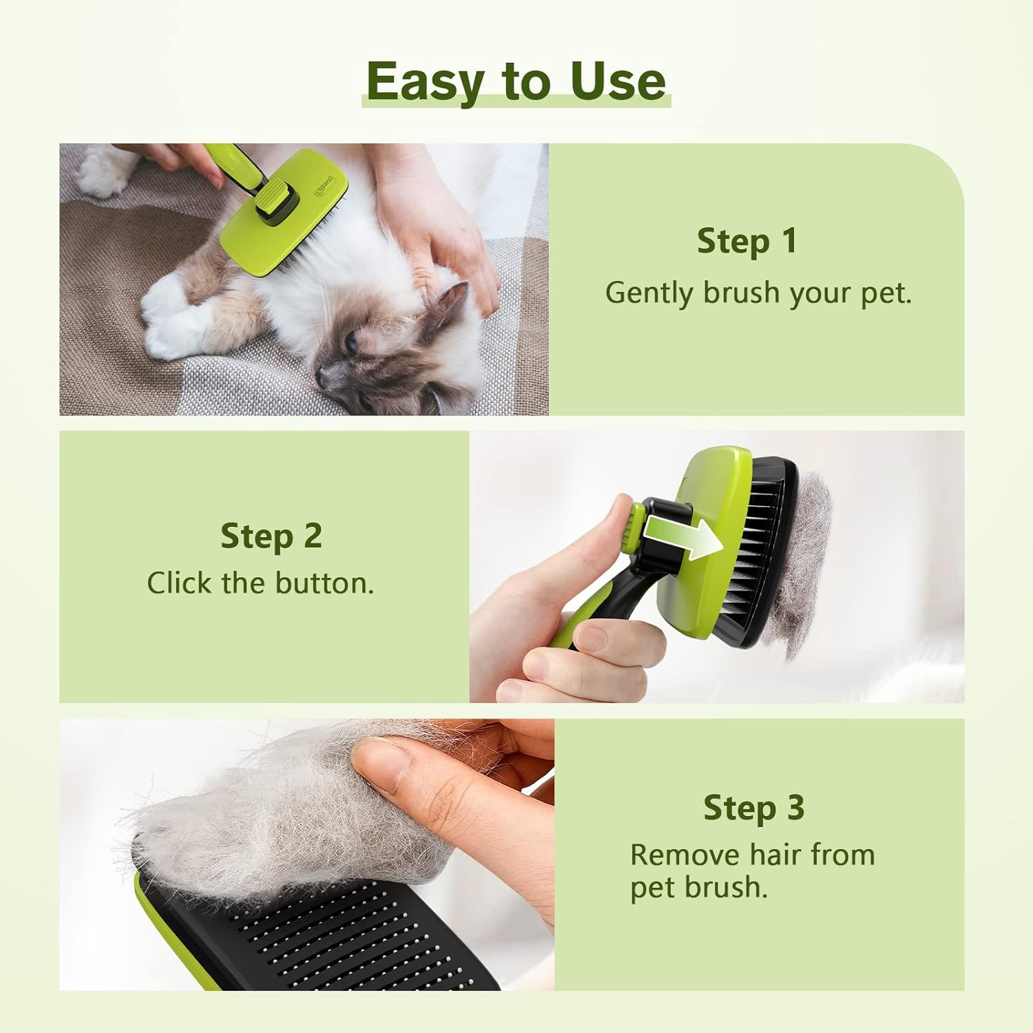 Pecute Cat Brush Dog Brush, Cat Hair Brush for | ObaPet
