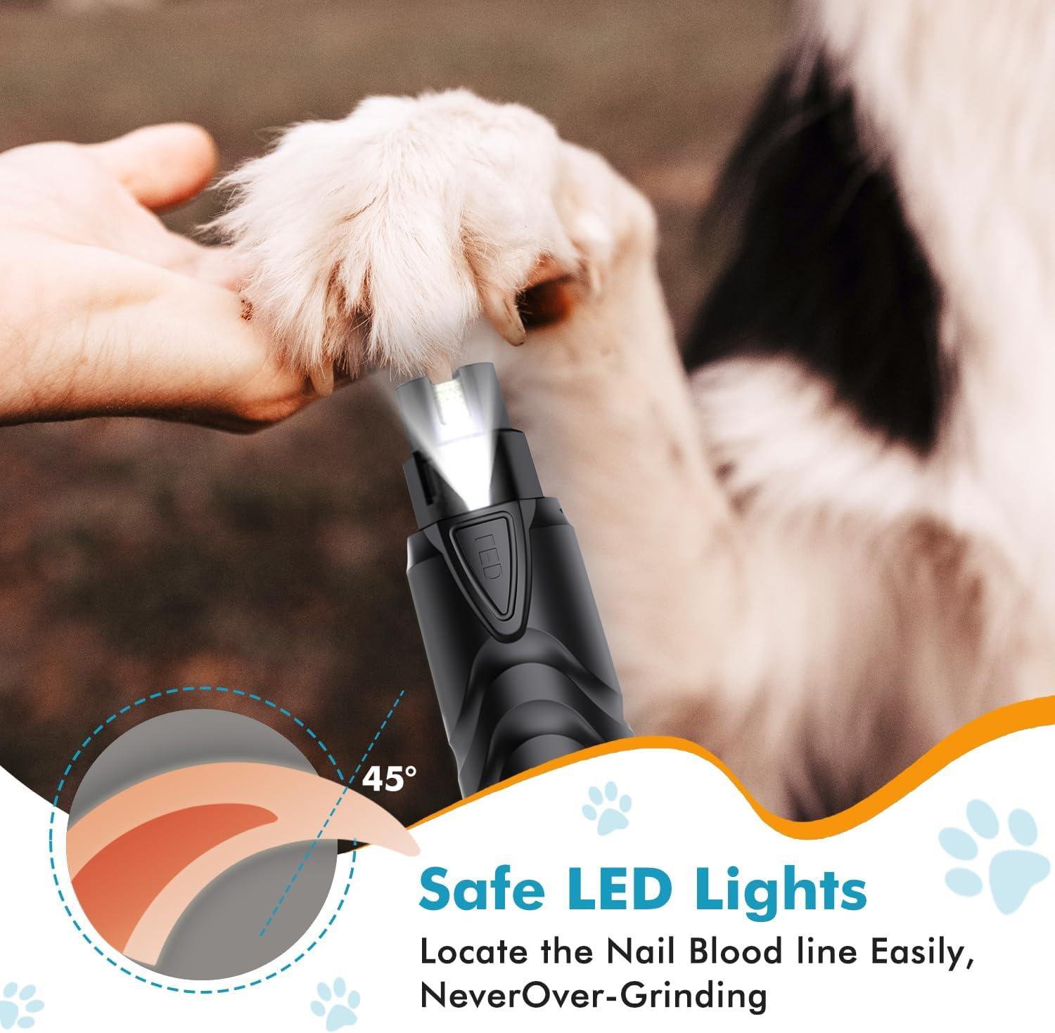 ETENTOUS Pet Dog Nail Grinder, Professional Pet | ObaPet