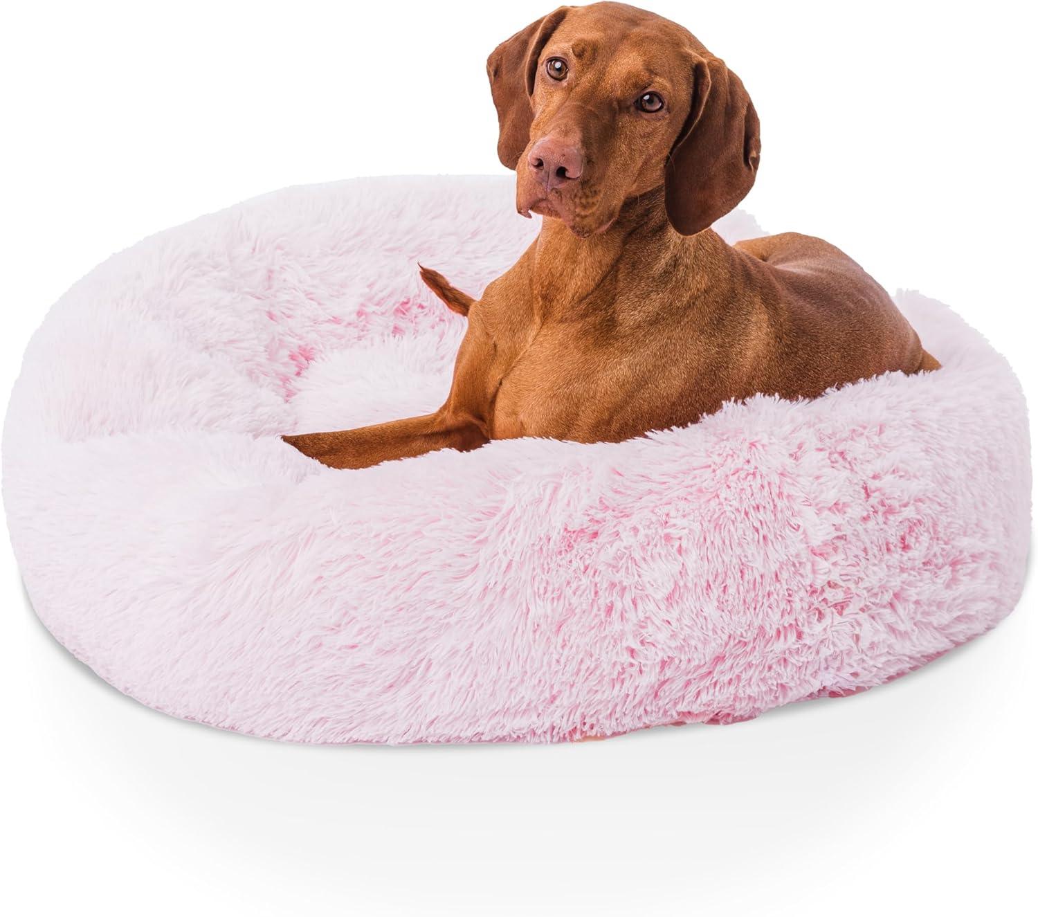 Woof & Whiskers Donut Beds For Dogs Grey Dog Bed | ObaPet
