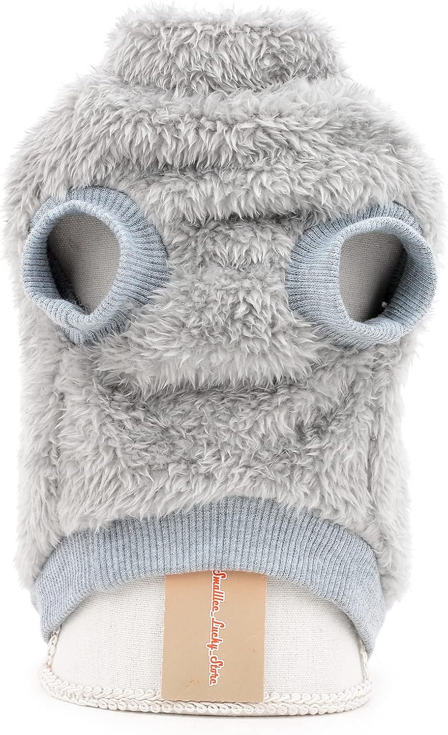 SMALLLEE_LUCKY_STORE Pet Sherpa Fleece Jumper Vest Sweaters Turtleneck Pullover with D-ring Soft Sweatshirt for Small Dogs Cat Puppy Boy Girl Yorkie Chihuahua Warm Fall Winter Clothes,Pink,S
