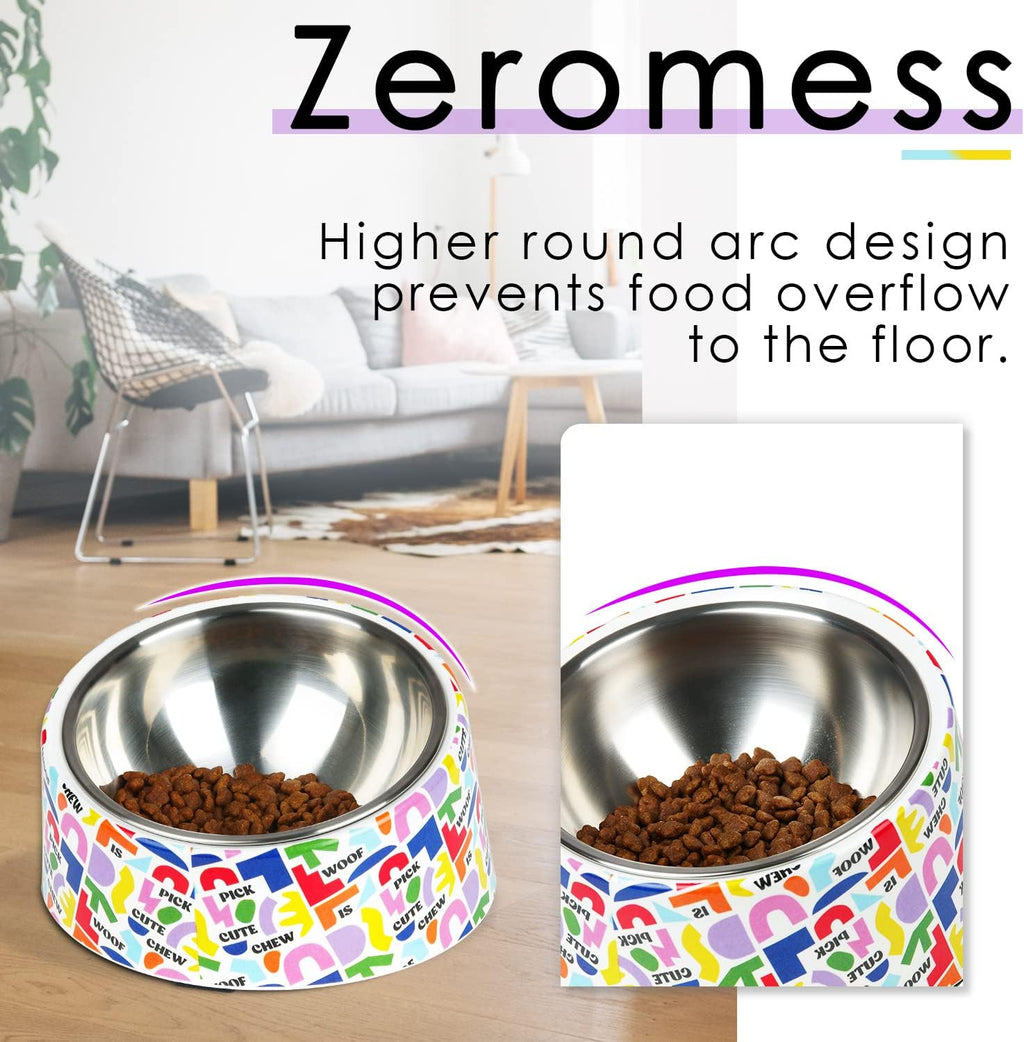 SuperDesign Mess Free 15° Slanted Bowl for Dogs | ObaPet