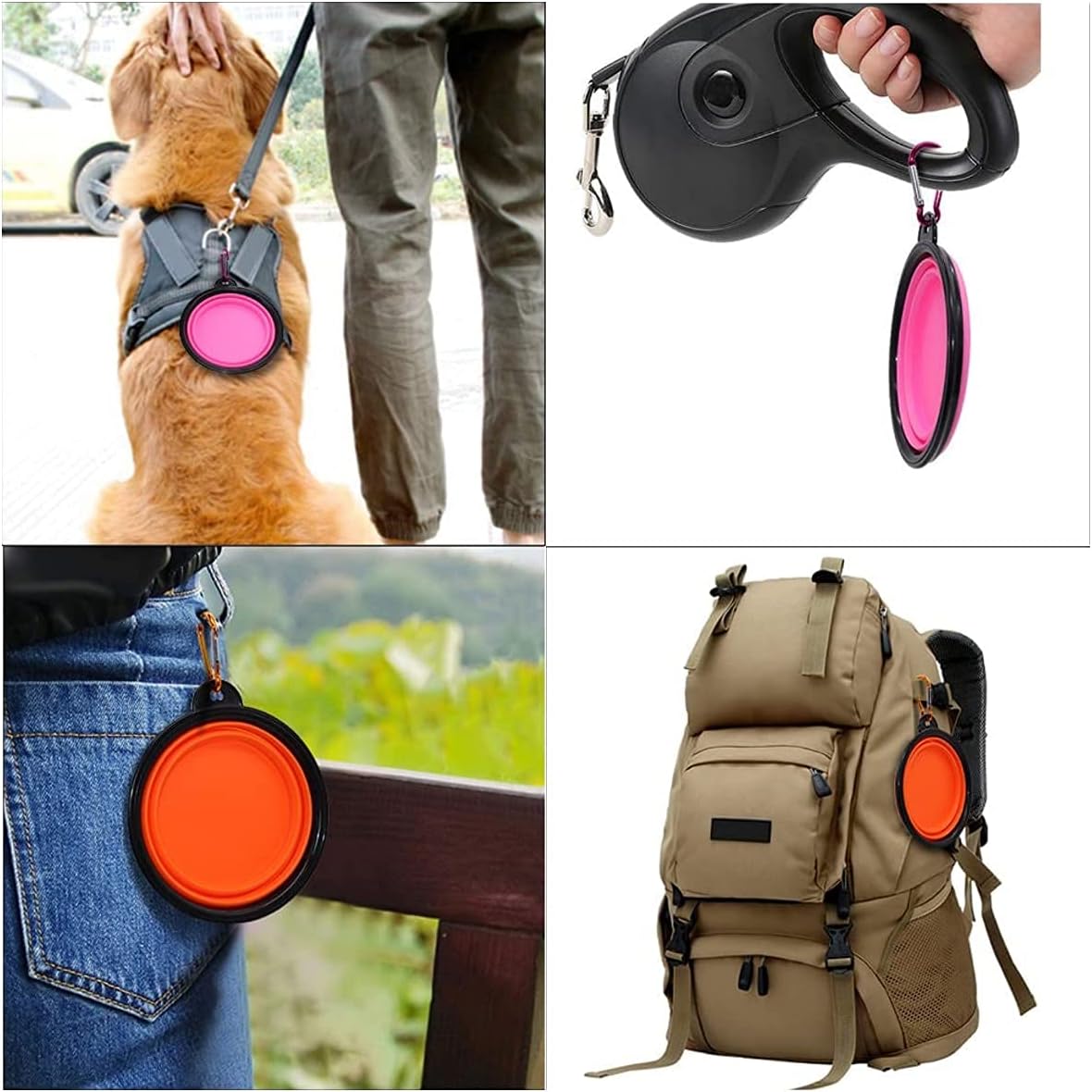 Collapsible Dog Bowl,Collapsible Dog Water Bowls | ObaPet
