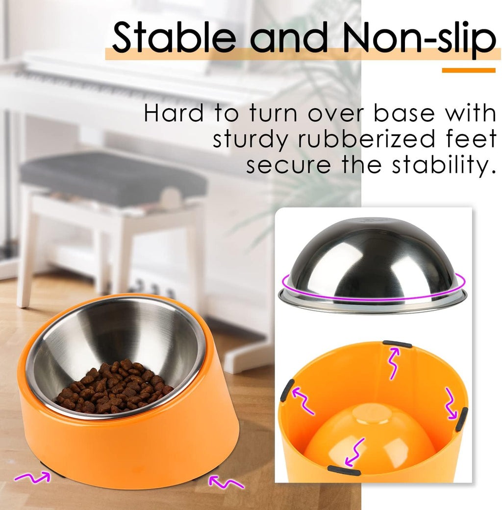 SuperDesign Mess Free 15° Slanted Bowl for Dogs | ObaPet