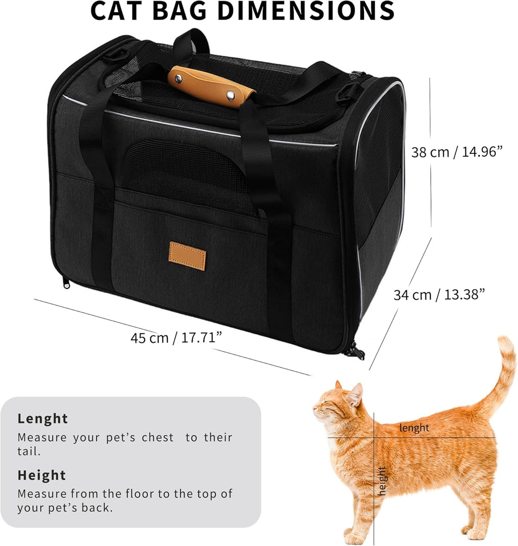 SOKANA Foldable Cat Carrier - Large Pet Carrier | ObaPet