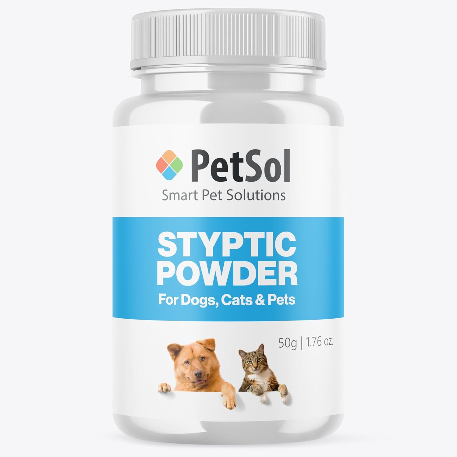 PetSol Styptic Powder For Pets (Large 50g Tub) | ObaPet