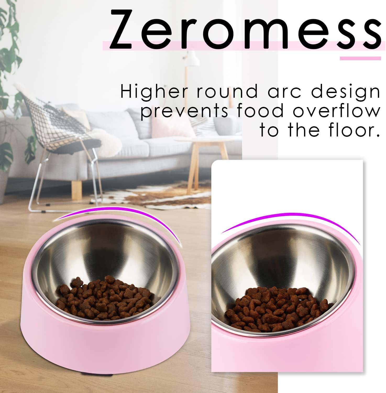 SuperDesign Mess Free 15° Slanted Bowl for Dogs | ObaPet