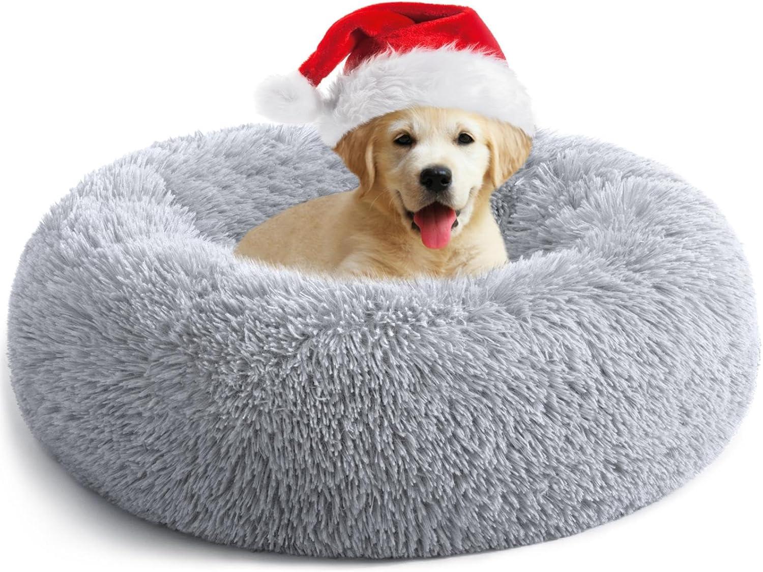 YOJOGEE Calming Donut Puppy Bed for Medium Small | ObaPet