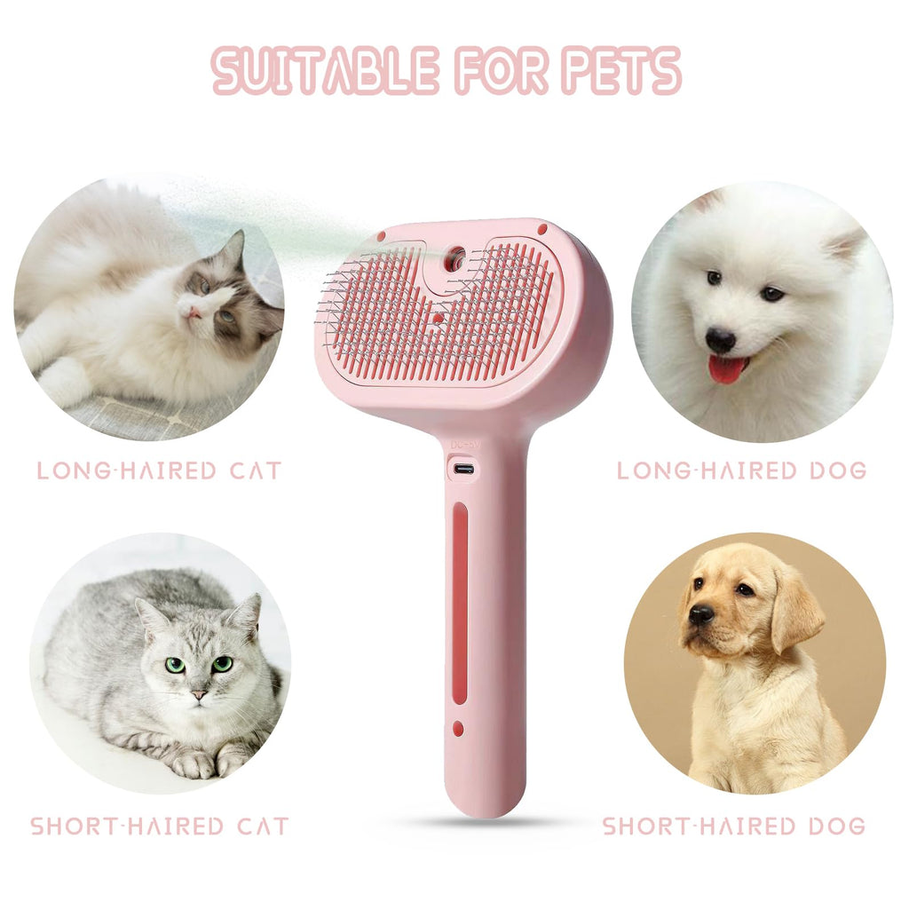 2 in 1 Pet Spray Hair Removal Comb | ObaPet