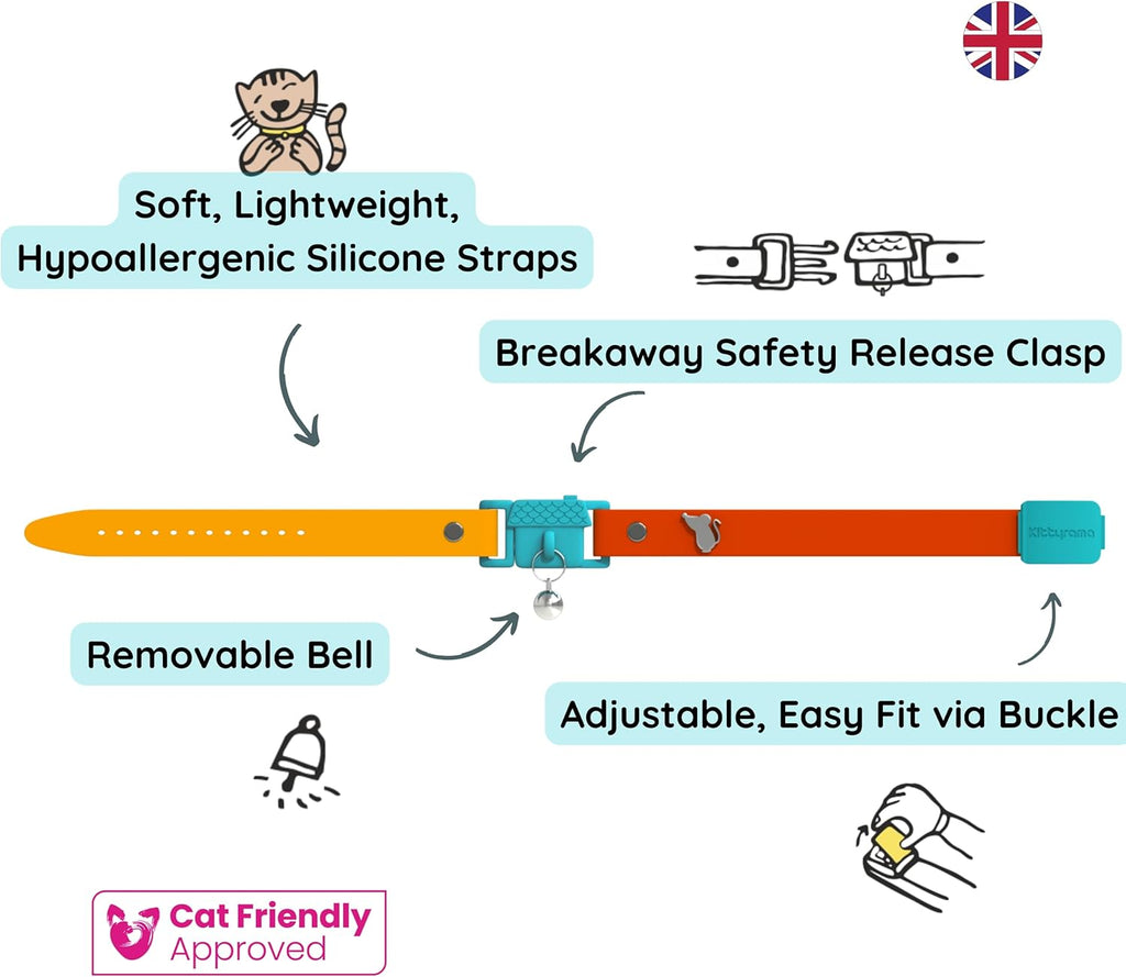 Kittyrama Cat Collar with Bell. As Seen in | ObaPet