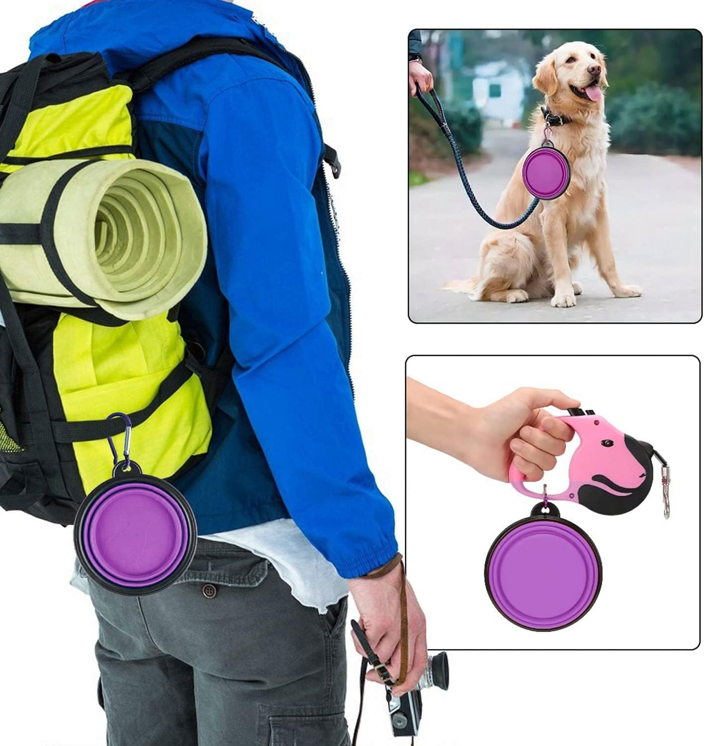 Collapsible Dog Bowl,Collapsible Dog Water Bowls | ObaPet