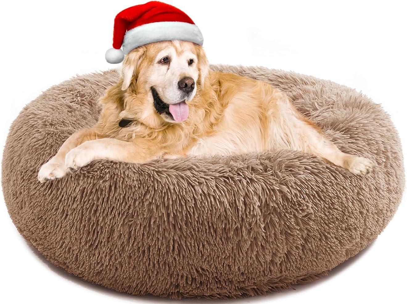YOJOGEE Calming Donut Puppy Bed for Medium Small | ObaPet