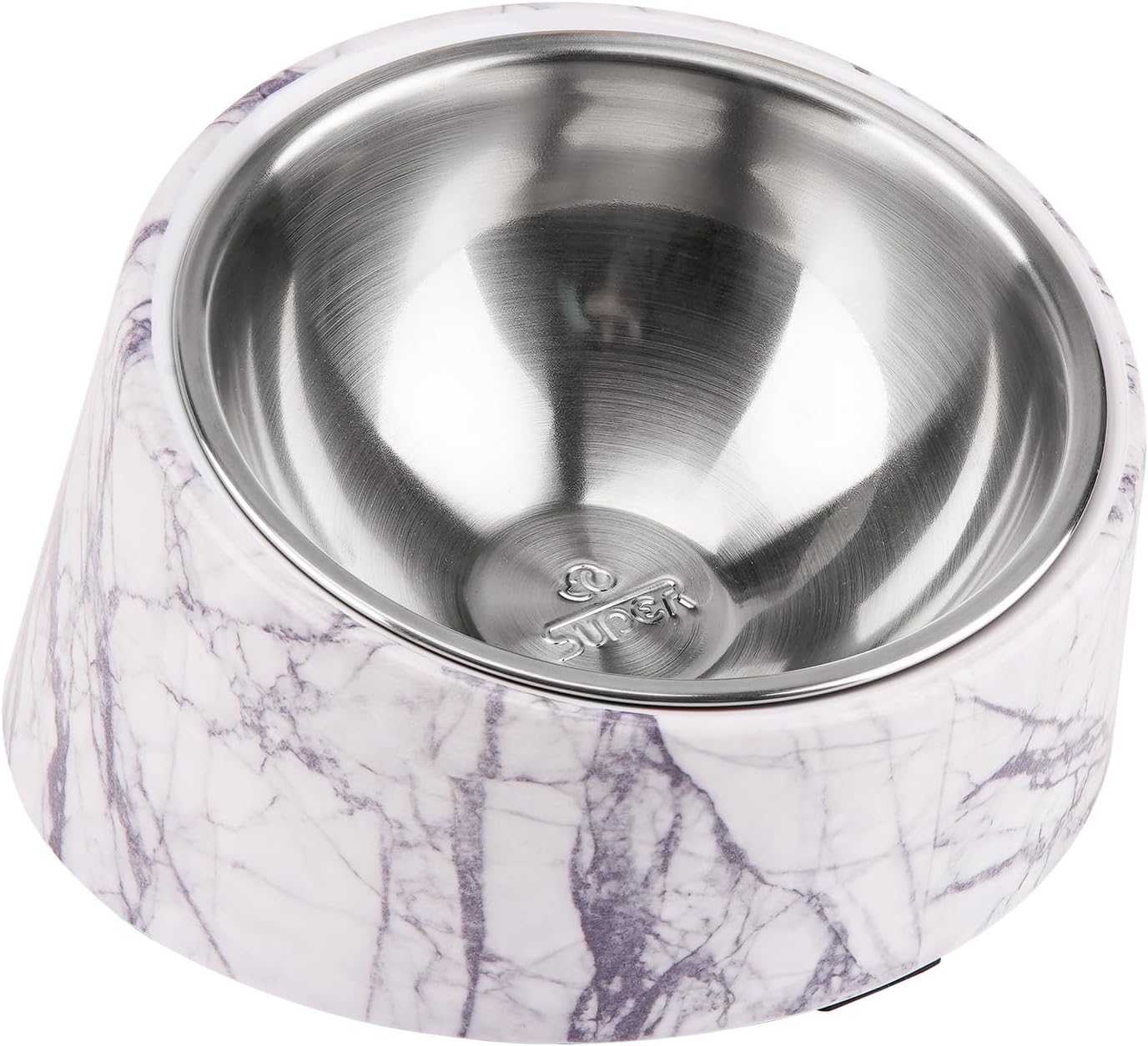 SuperDesign Mess Free 15° Slanted Bowl for Dogs | ObaPet
